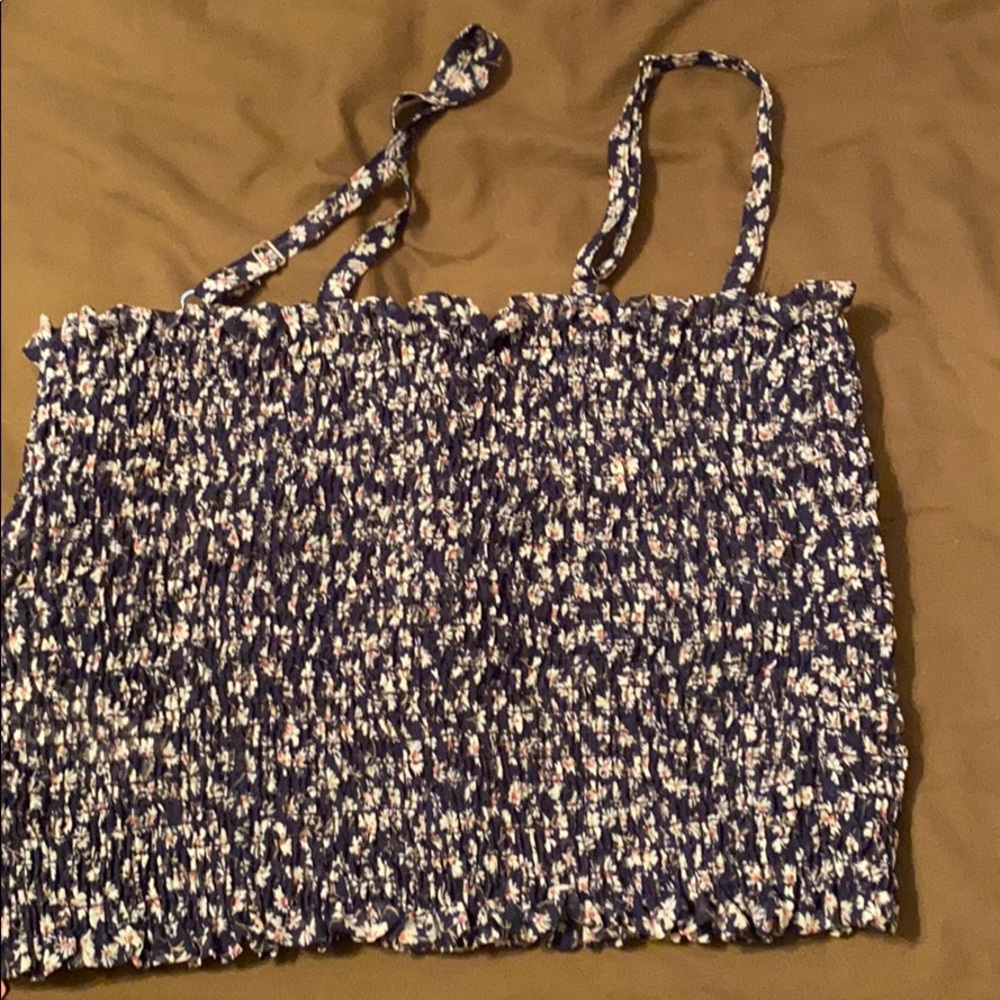 floral crop top
